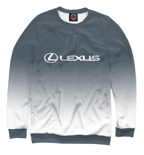 Свитшот для мальчиков с изображением Lexus / Лексус цвета Белый