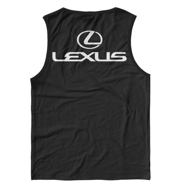 Майка для мальчика с изображением Lexus цвета Белый