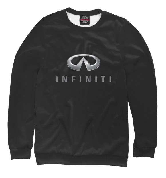 Свитшот для мальчиков с изображением Infiniti цвета Белый