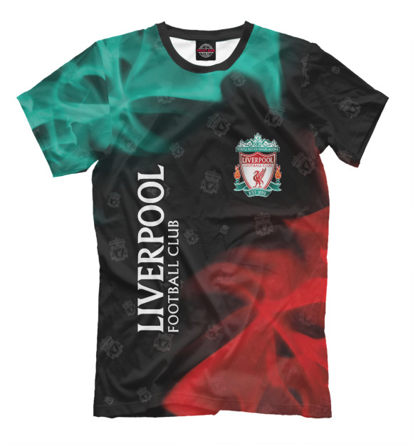 Футболка для мальчиков с изображением Liverpool / Ливерпуль цвета Белый