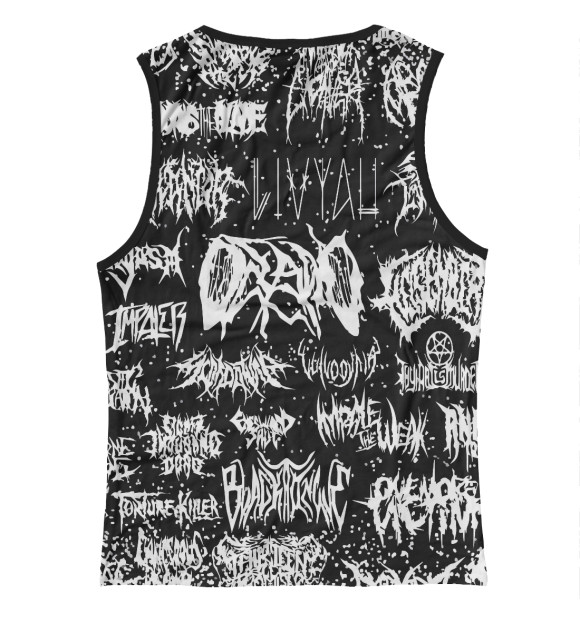 Майка для девочки с изображением Ghostemane цвета Белый