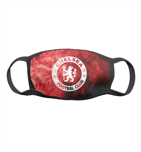 Маска тканевая с изображением Chelsea | Челси цвета Белый