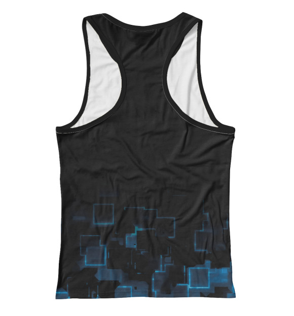 Женская майка-борцовка с изображением Do look i like i'm BLUFFIN цвета Белый