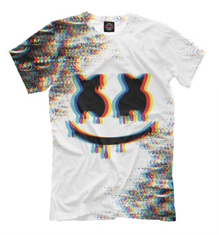 Футболка для мальчиков Marshmello Glitch