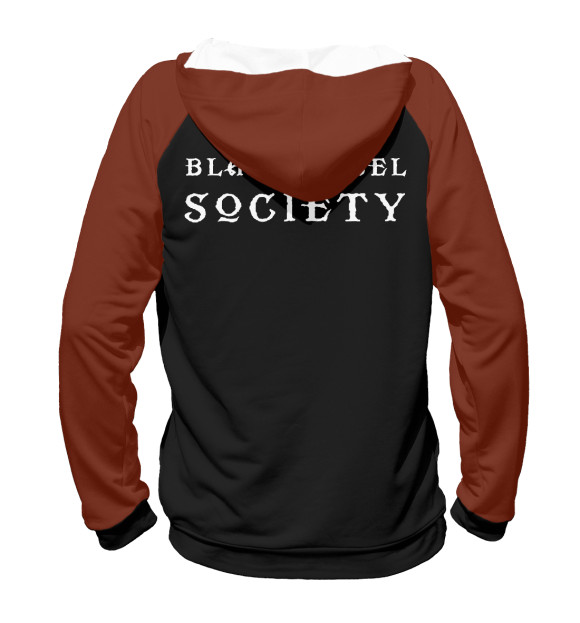 Мужское худи с изображением Black label society цвета Белый