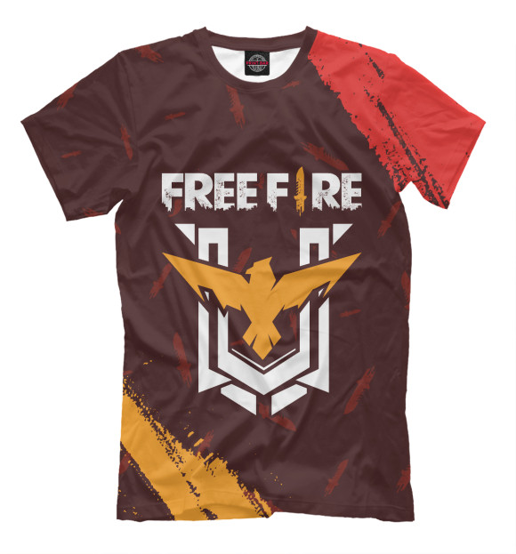 Футболка для мальчиков с изображением Free Fire / Фри Фаер цвета Белый