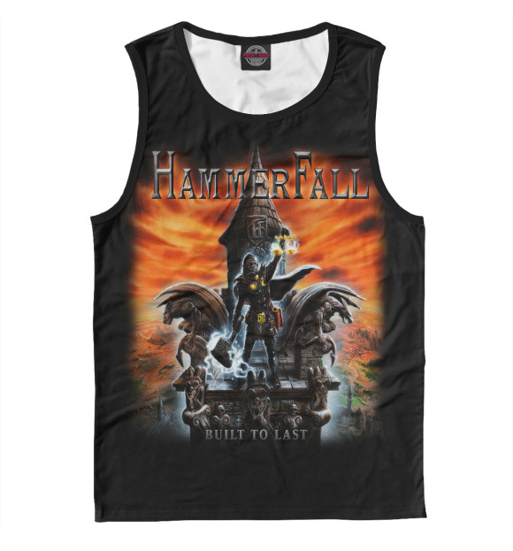 Майка для мальчика с изображением HammerFall цвета Белый