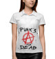 Женское поло Punks not dead
