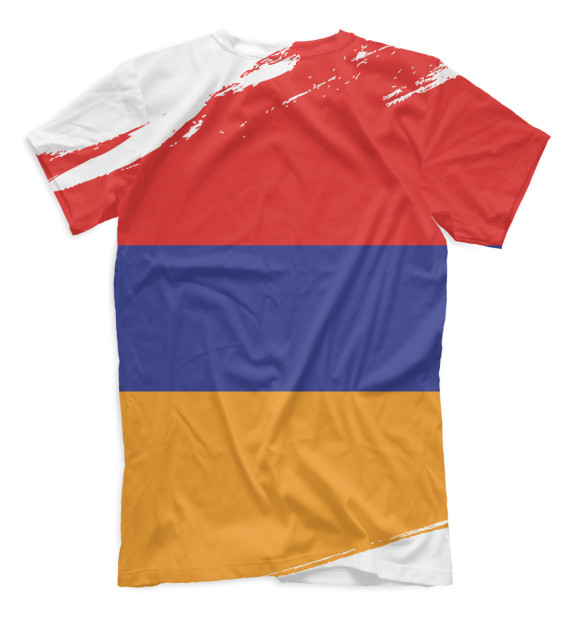 Футболка для мальчиков с изображением Армения цвета Белый