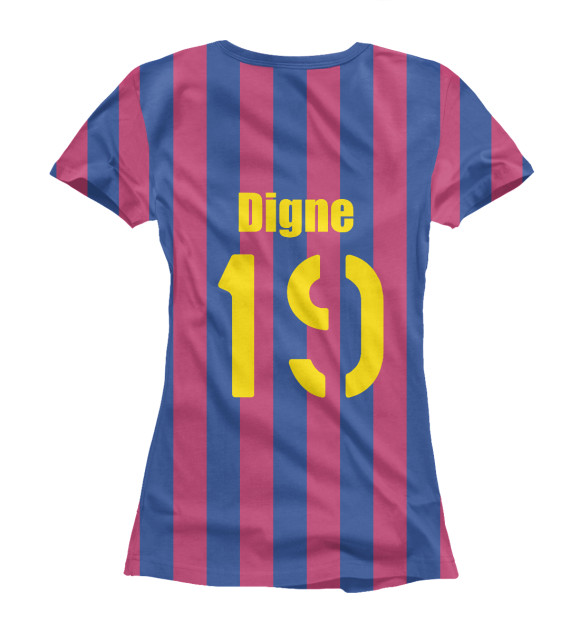 Футболка для девочек с изображением FC Barcelona Digne 19 цвета Белый