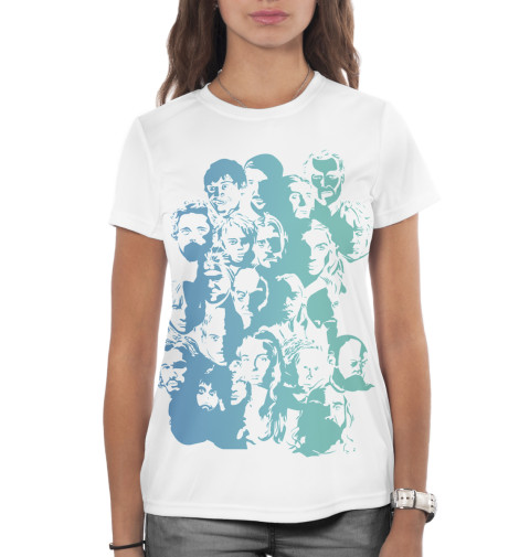 

Футболки Print Bar, Белый, Игра Престолов