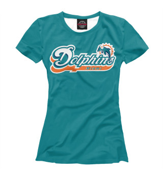 Женская футболка Miami Dolphins - Майами Долфинс