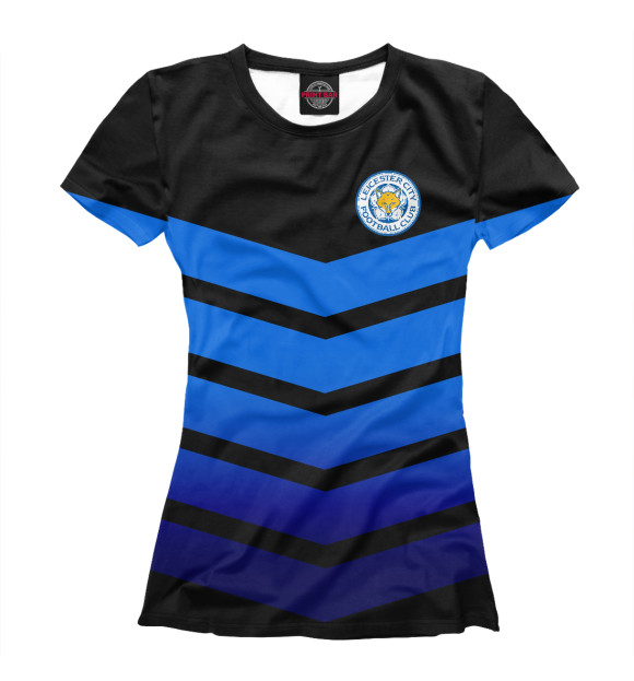 Футболка для девочек с изображением Leicester City FC цвета Белый