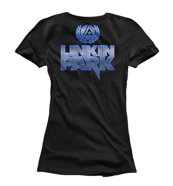 Футболка для девочек с изображением Linkin Park цвета Белый