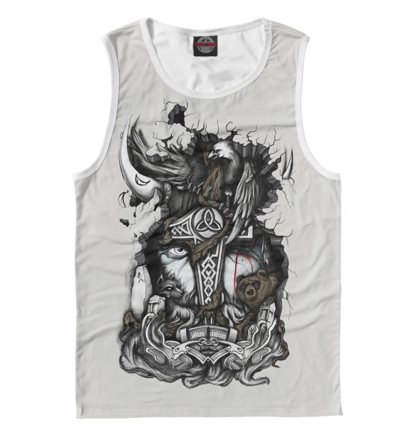 Майка для мальчика с изображением Тор цвета Белый