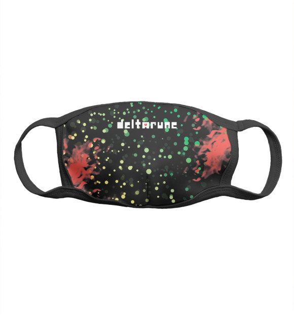 Маска тканевая с притом DELTARUNE цвета Белый Маска тканевая с изображением DELTARUNE цвета Белый