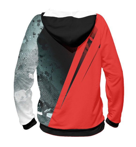 Мужское худи с изображением AC Milan / Милан цвета Белый