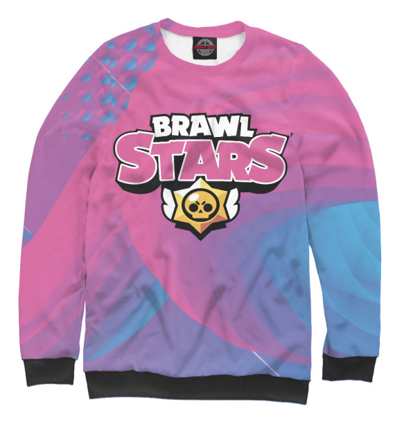 Свитшот для мальчиков с изображением Brawl Stars цвета Белый