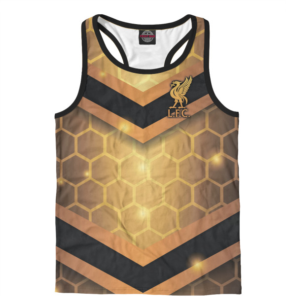 Мужская майка-борцовка с изображением Liverpool F.C. цвета Белый