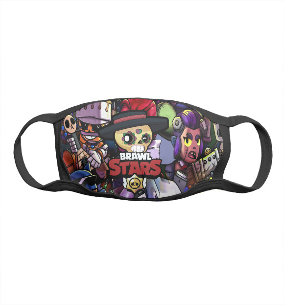 Маска тканевая с притом POKO | ПОКО цвета Белый Маска тканевая с изображением POKO | ПОКО цвета Белый