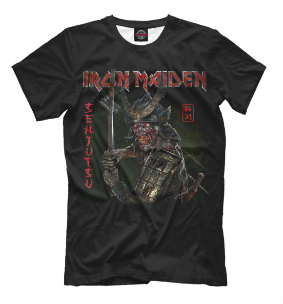 Футболка для мальчиков с изображением Iron Maiden цвета Белый