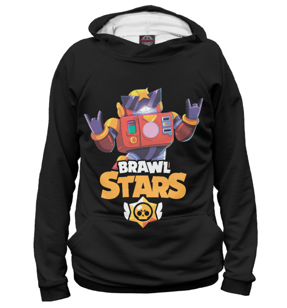 Женское худи с изображением Brawl Stars SURGE цвета Белый