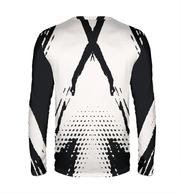 Мужской лонгслив с изображением Эдгар цвета Белый