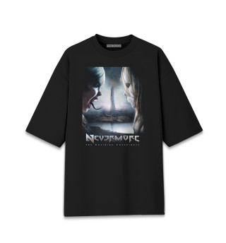 Женская футболка оверсайз Nevermore