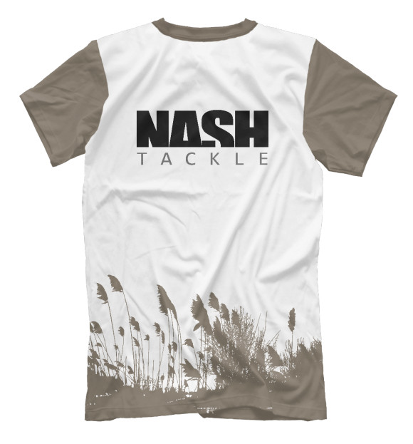 Футболка для мальчиков с изображением Nash series цвета Белый