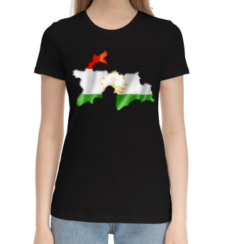 Хлопковая футболка для девочек Tajikistan