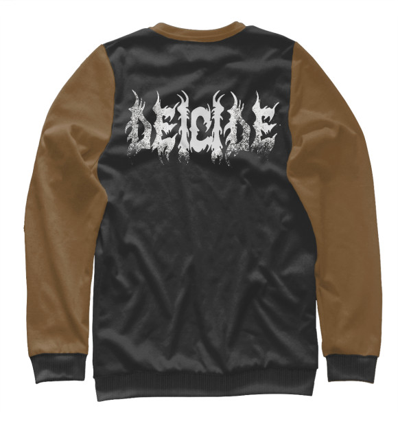 Свитшот для мальчиков с изображением Deicide цвета Белый