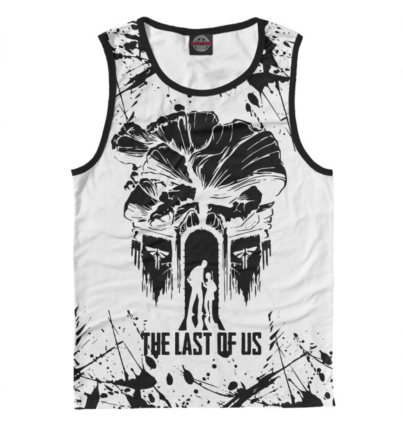 Майка для мальчика с притом The Last of Us цвета Белый Майка для мальчика с изображением The Last of Us цвета Белый