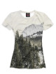 Женская футболка Лес и горы