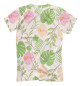 Мужская футболка Pink flowers (pattern)