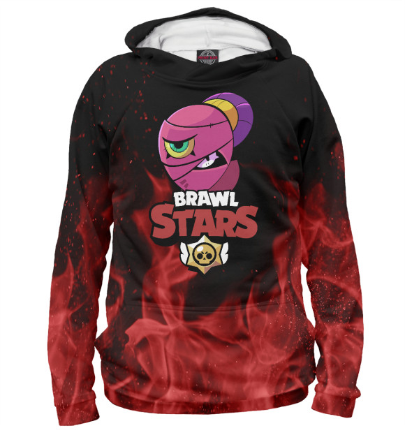 Женское худи с изображением Brawl Stars - Tara цвета Белый