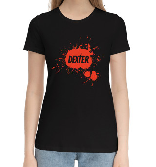 Хлопковая футболка для девочек Декстер