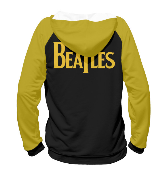 Женское худи с изображением The beatles цвета Белый