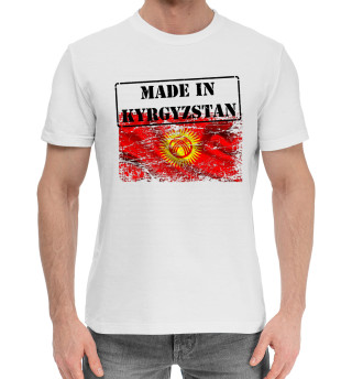 Мужская хлопковая футболка Кыргызстан