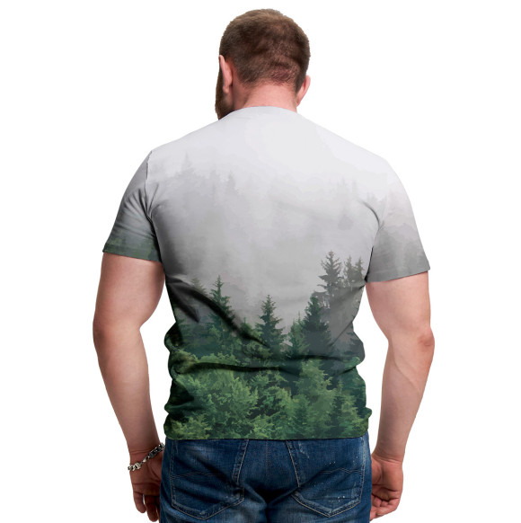 Мужская футболка с изображением Славянские символы цвета Белый