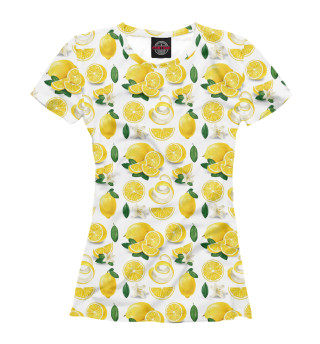 Женская футболка Лимоны