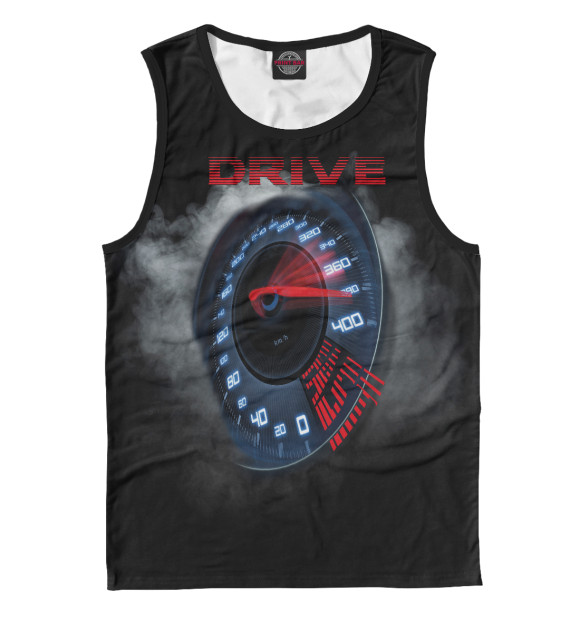 Майка для мальчика с изображением Drive Fast Racing цвета Белый