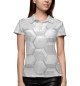 Женское поло 3D White