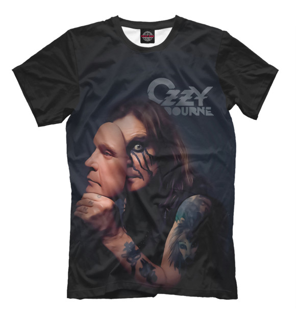 Мужская футболка с изображением Ozzy Osbourne цвета Белый