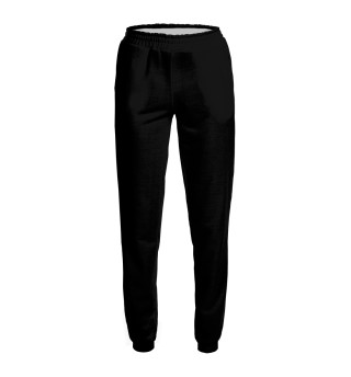 Женские спортивные штаны Черно-белые брызги