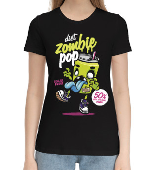 Хлопковая футболка для девочек Diet zombie pop