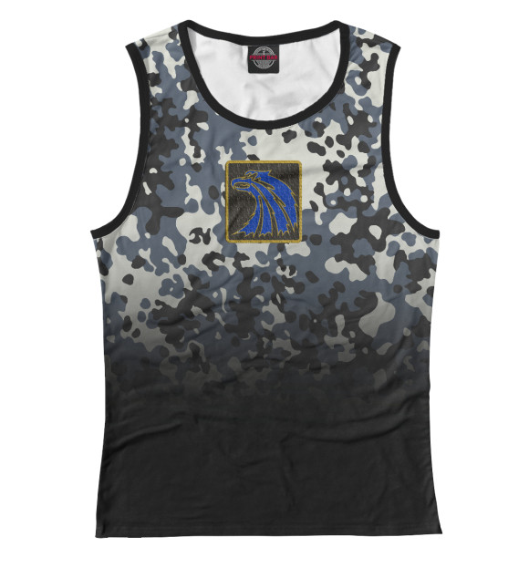 Женская майка с изображением Stalker Наемники цвета Белый