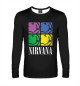 Мужской лонгслив Нирвана (Nirvana)