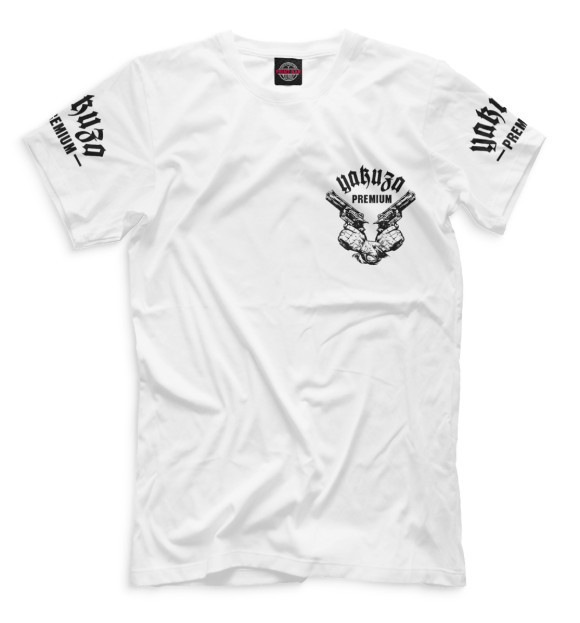 Мужская футболка с изображением Yakuza цвета Белый