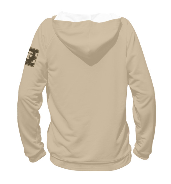 Мужское худи с притом ВВС Кубы цвета Белый Мужское худи с изображением ВВС Кубы цвета Белый