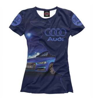 Футболка для девочек Audi